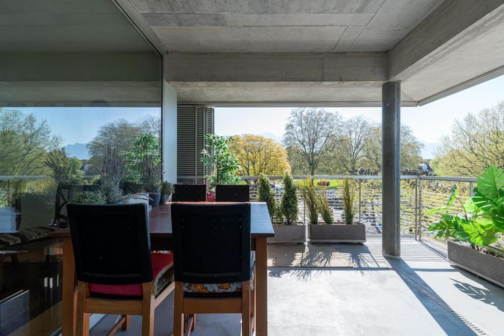 Lakeside-Apartment-1 Grand Appartement Familial Avec Terrasses Et Vue Panoramique Vevey Luaran gambar