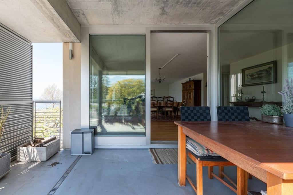Lakeside-Apartment-1 Grand Appartement Familial Avec Terrasses Et Vue Panoramique Vevey Luaran gambar